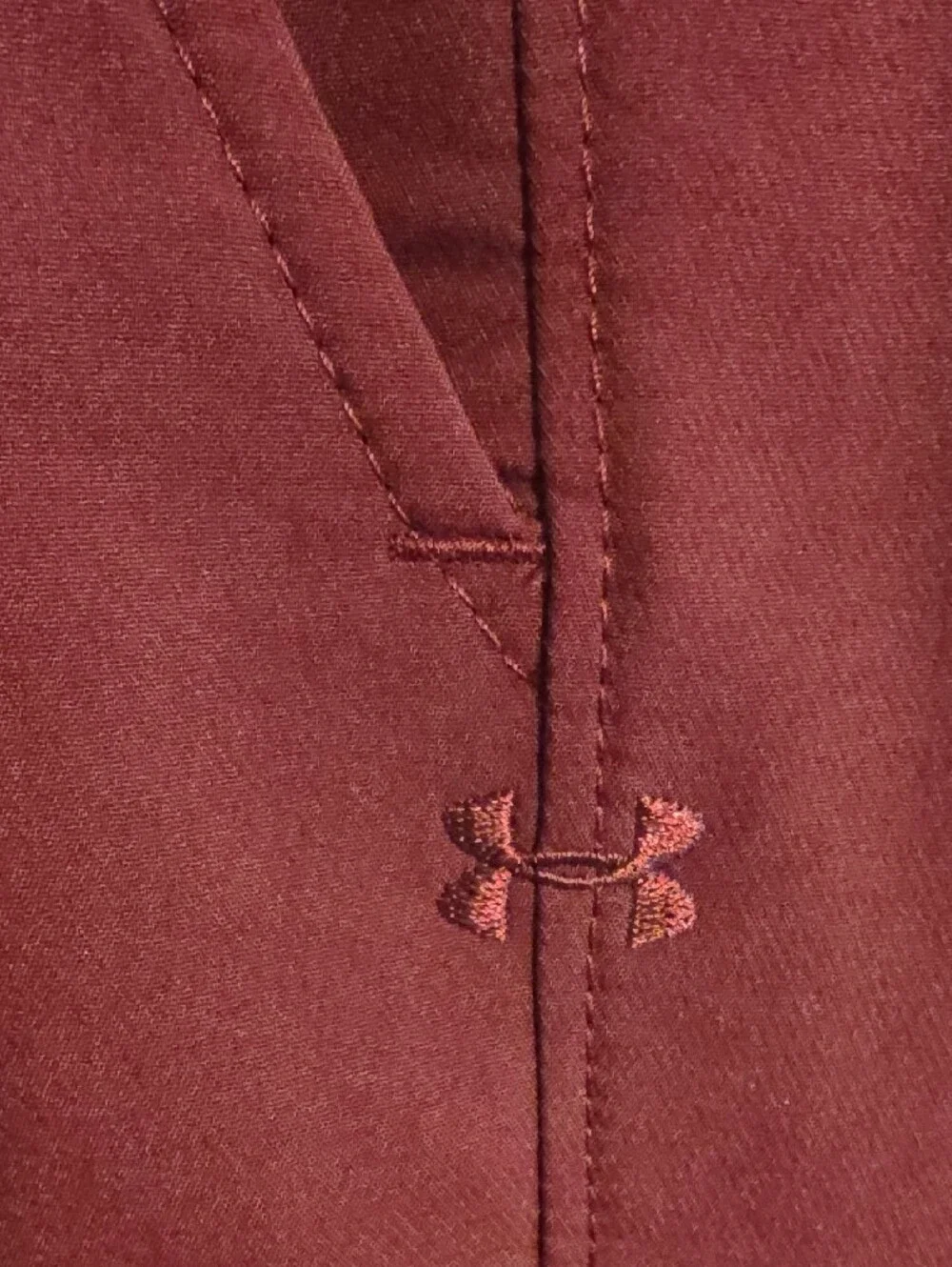 Under Armour Men's Burgundy Flat Front Petformance Golf Pants 36/32